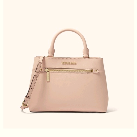 MICHAEL KORS HAILEE SAFFIANO SMALL LEATHER SATCHEL - Picture 1 of 16